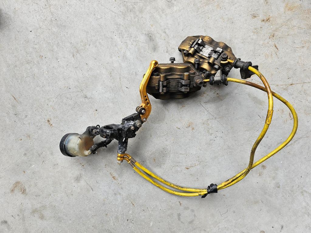 Honda cbr 929 900rr 929r rempomp stalen remleidingen, Ophalen of Verzenden, Gebruikt