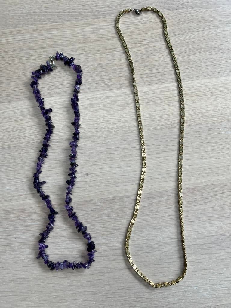 Twee vintage hangsieraden, Ophalen of Verzenden, Gebruikt
