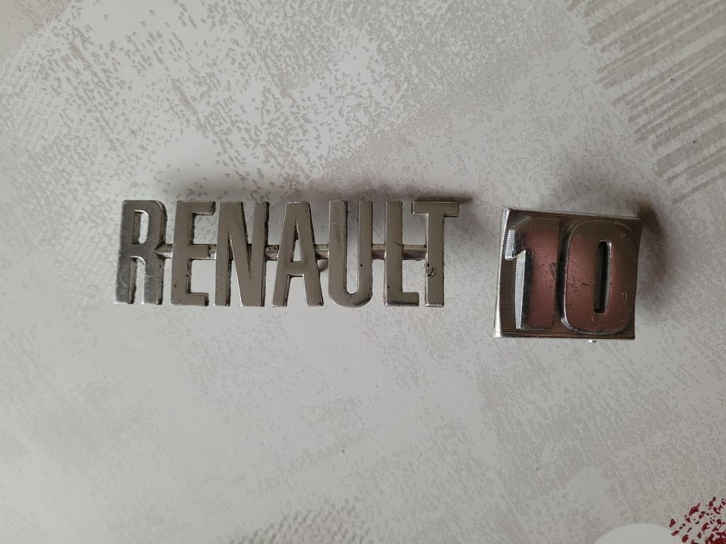 RENAULT 10 ancien logo de calandre années 60, Enlèvement ou Envoi, Renault