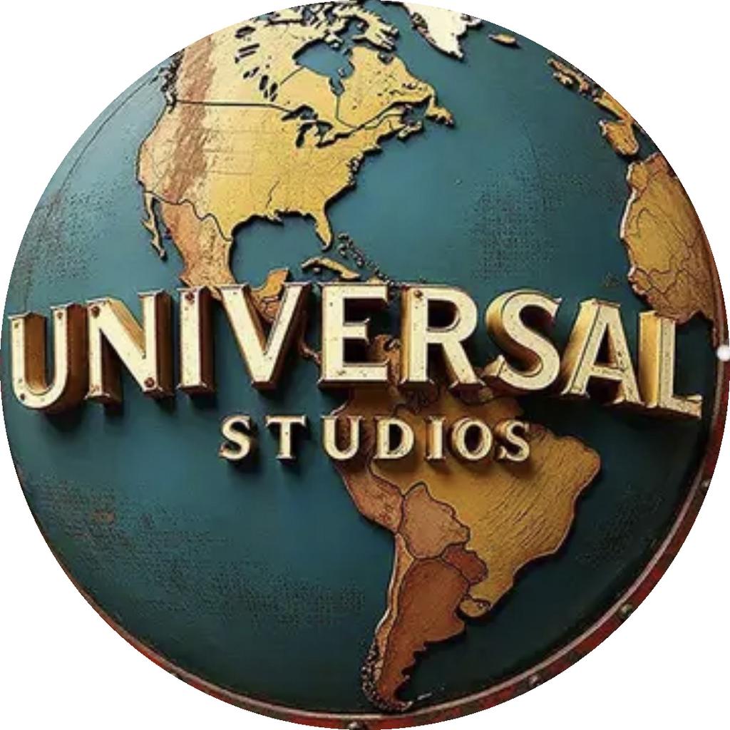 Metalen reclamebord Universal Studio’s - vintage mancave, Ophalen of Verzenden, Nieuw, Reclamebord