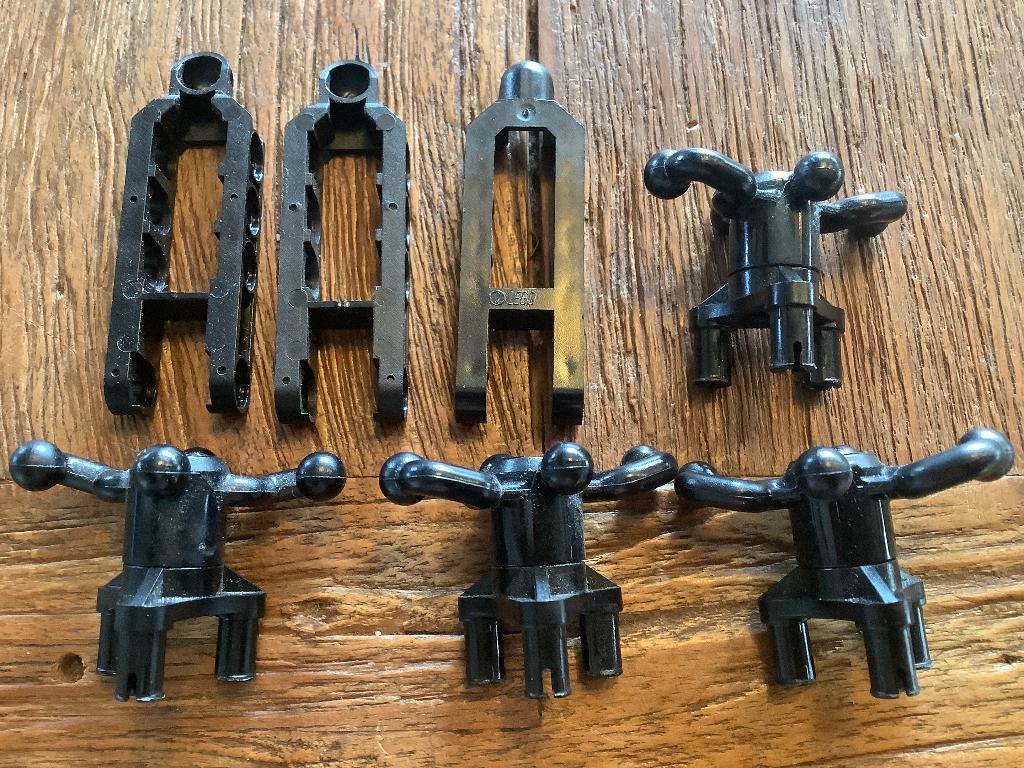 Lego Technic, Steering Arms + Sockets / 334-10, Kinderen en Baby's, Ophalen of Verzenden, Zo goed als nieuw, Losse stenen, Lego
