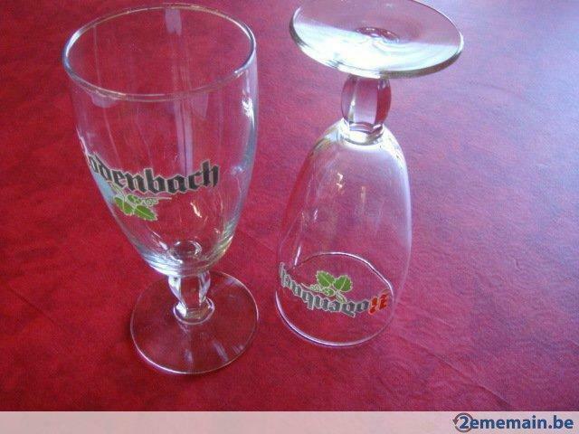 2 Verres anciens. Marque: "Rodenbach". 25cl., Ophalen of Verzenden, Gebruikt
