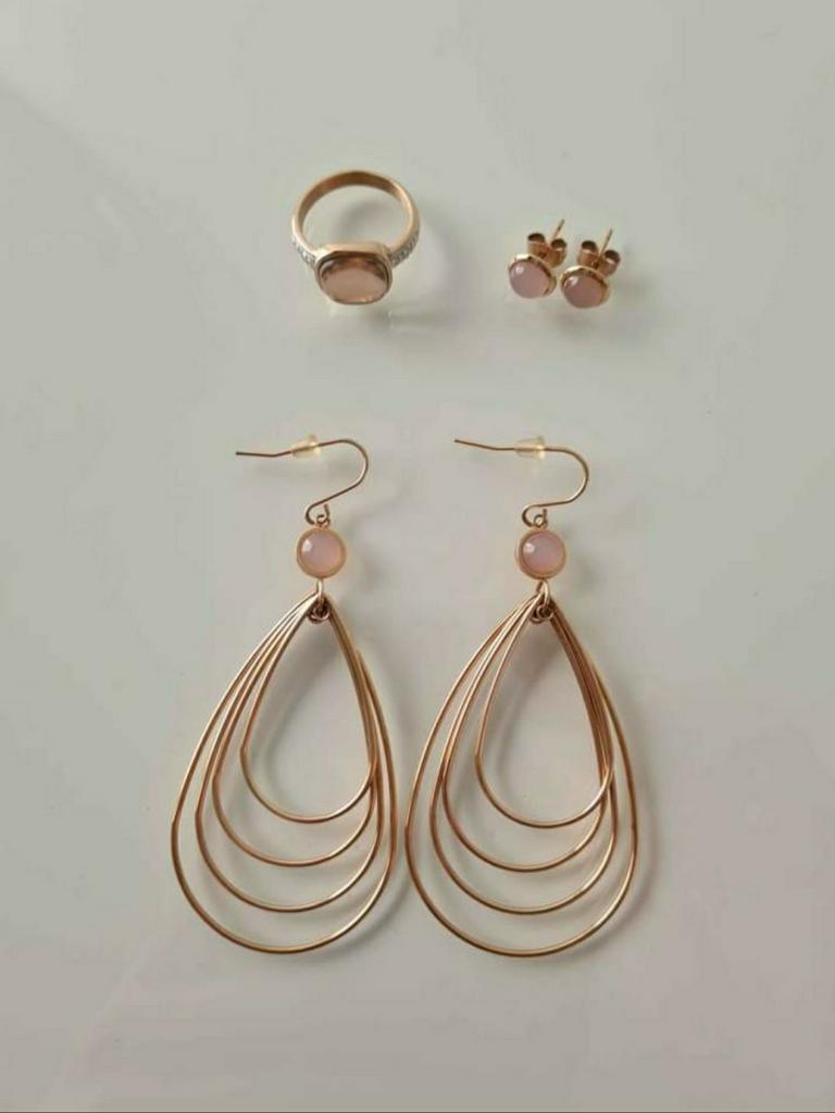 Setje victoria, Handtassen en Accessoires, Oorbellen, Ophalen of Verzenden, Nieuw