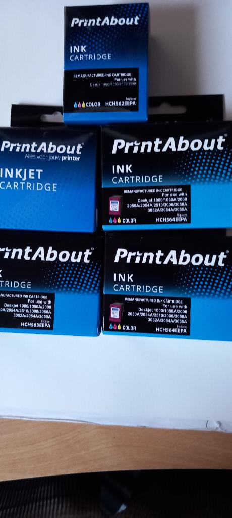 Prenten over printercartridges, Computers en Software, Ophalen, Nieuw, Cartridge, HP 100% compatible