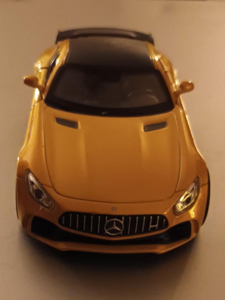 7 schaalmodellen (22cm) 1:24 - Mercedes-Porche., Ophalen