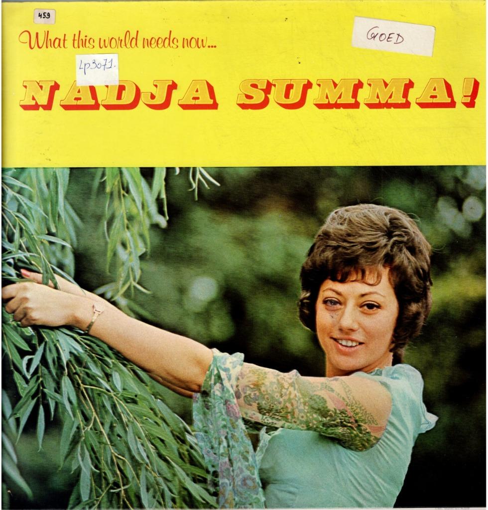 Vinyl, LP   /   Nadja Summa – What This World Needs Now..., Enlèvement ou Envoi, Autres formats