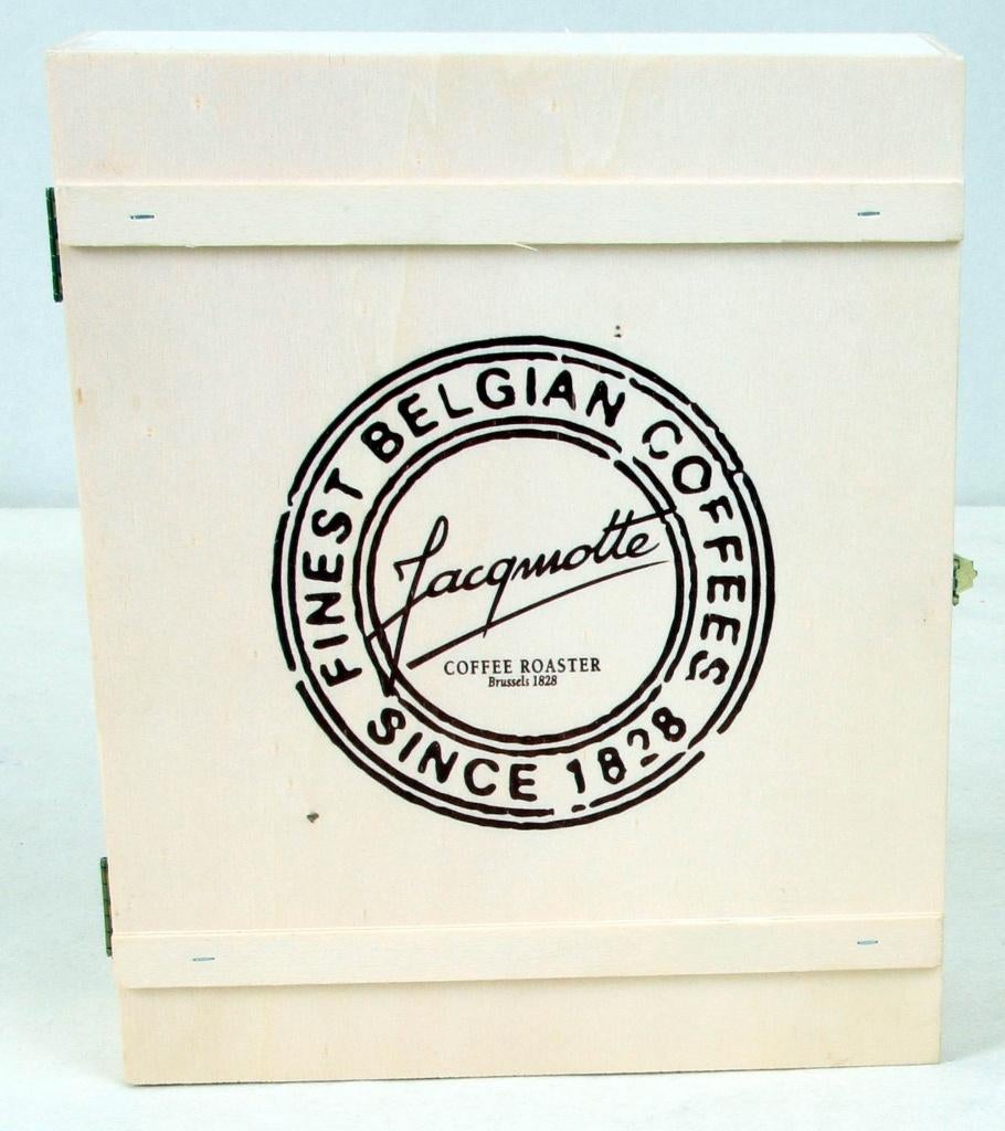 Coffret en bois Jacqmotte, Collections, Marques & Objets publicitaires, Comme neuf, Emballage, Enlèvement ou Envoi