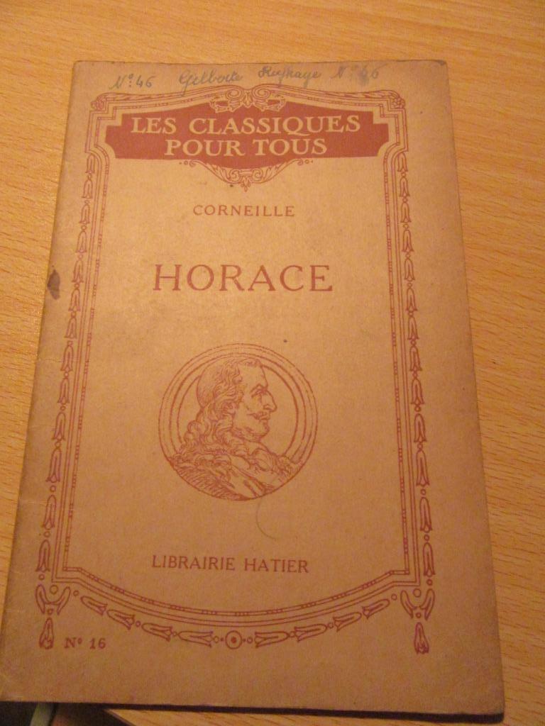 ancien Horace Corneille librairie Hatier, Livres, Enlèvement, Utilisé