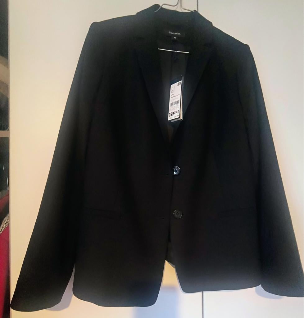 Zwarte dames blazer Comma, Maat 38/40 (M), Zwart, Nieuw, Jasje
