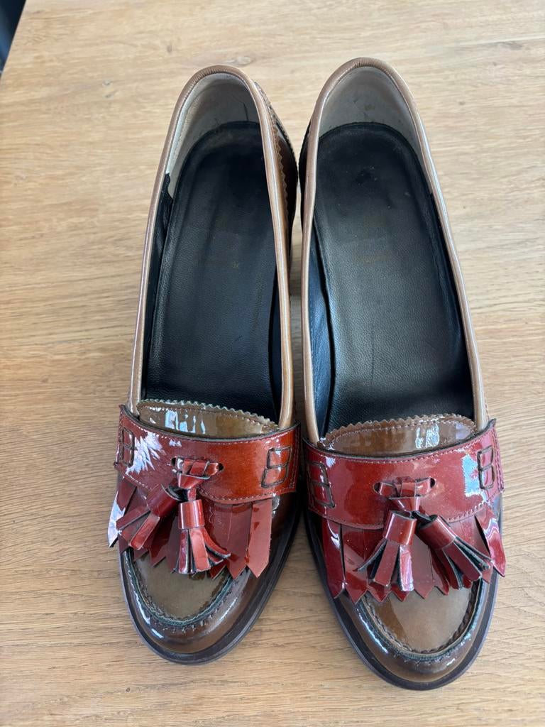 Mocassins dame, Enlèvement ou Envoi, Comme neuf, Brun, Chaussures à haut talons