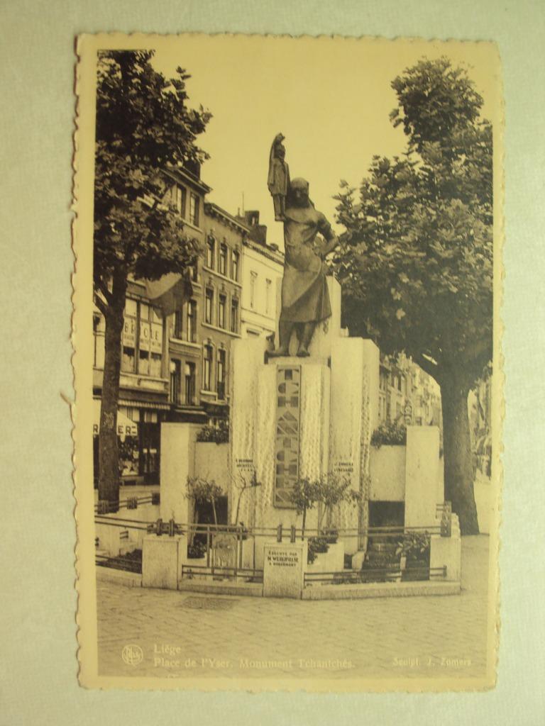 49102 - LIEGE - PLACE DE L'YZER - MONUMENT TCHANICHES, Envoi