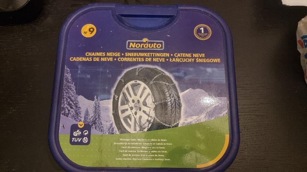 Chaînes neige Norauto n⁰9, Enlèvement ou Envoi, Comme neuf