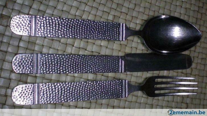 couverts originaux en inox, Maison & Meubles, Cuisine | Couverts, Enlèvement ou Envoi, Utilisé