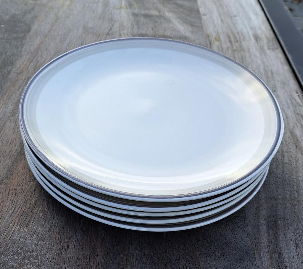 6 grandes assiettes plates Cosy & Trendy, Enlèvement ou Envoi, Comme neuf, Porcelaine, Assiettes(s)