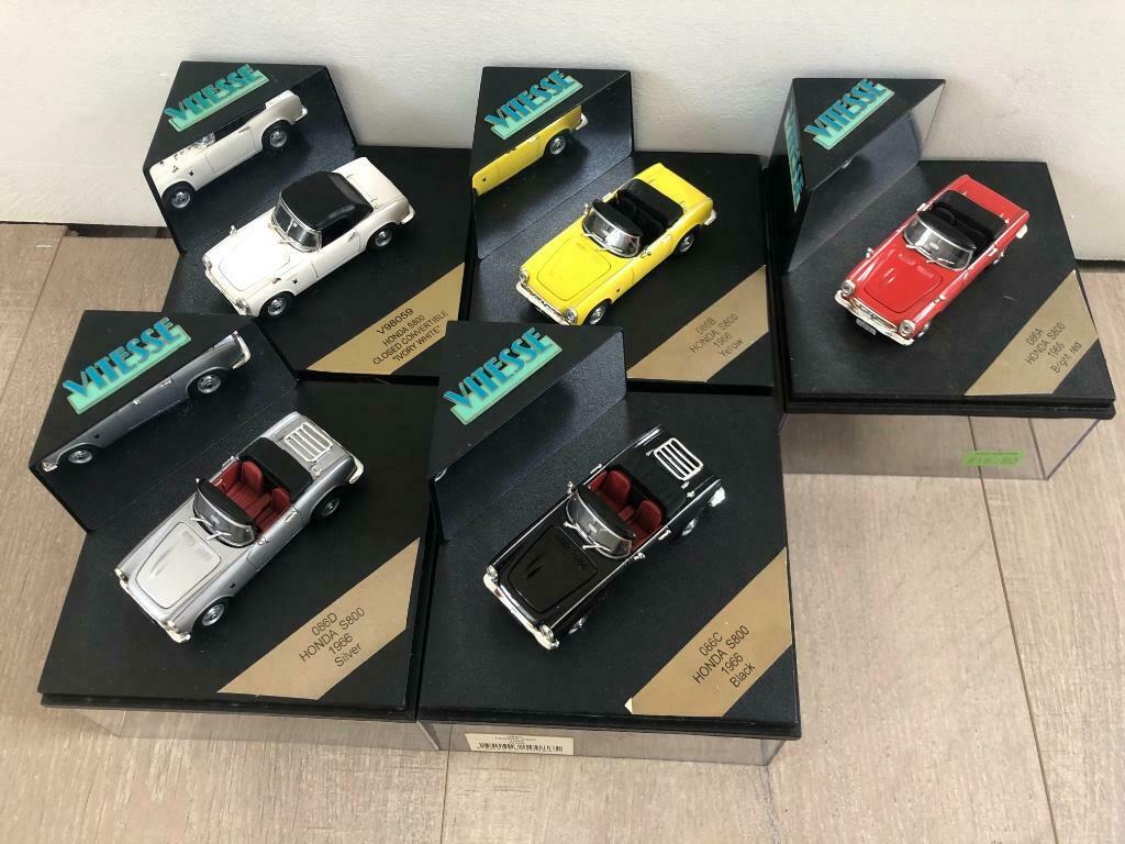 Vitesse 6x Honda S800 Cabrio 1/43, Ophalen of Verzenden, Nieuw, Auto