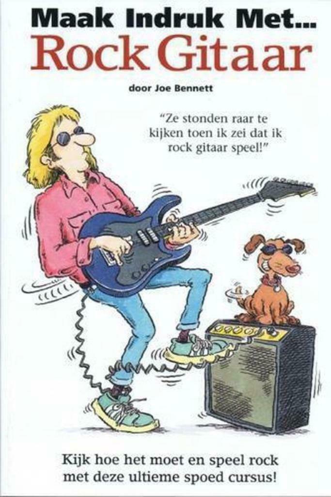 boek maak indruk met rock gitaar Joe Bennett, Ophalen of Verzenden, Nieuw, Instrument