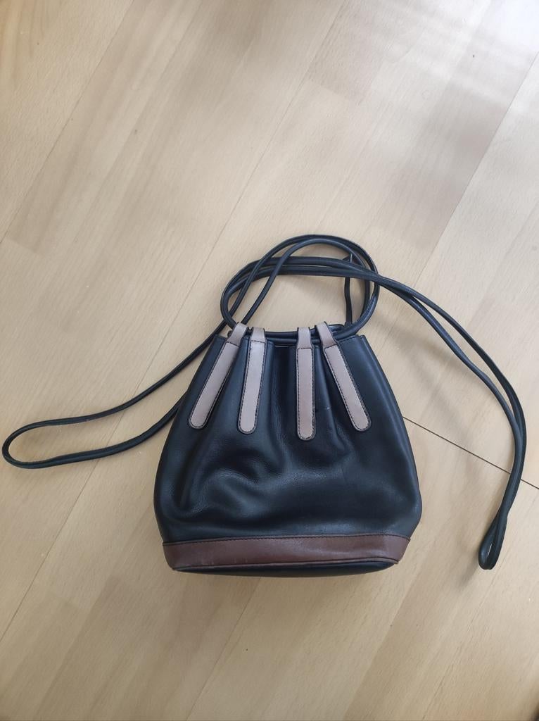 Delvaux Bucket bag, Ophalen, Gebruikt, Zwart, Handtas