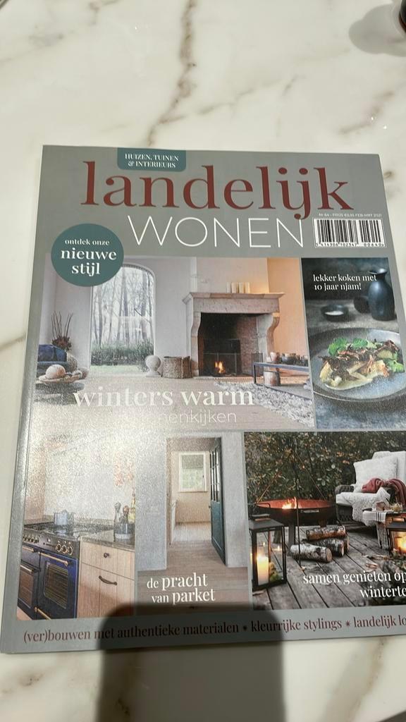 Landelijk wonen tijdschrift nr 64 feb-mrt 2021, Boeken, Ophalen of Verzenden, Zo goed als nieuw, Interieur en Design