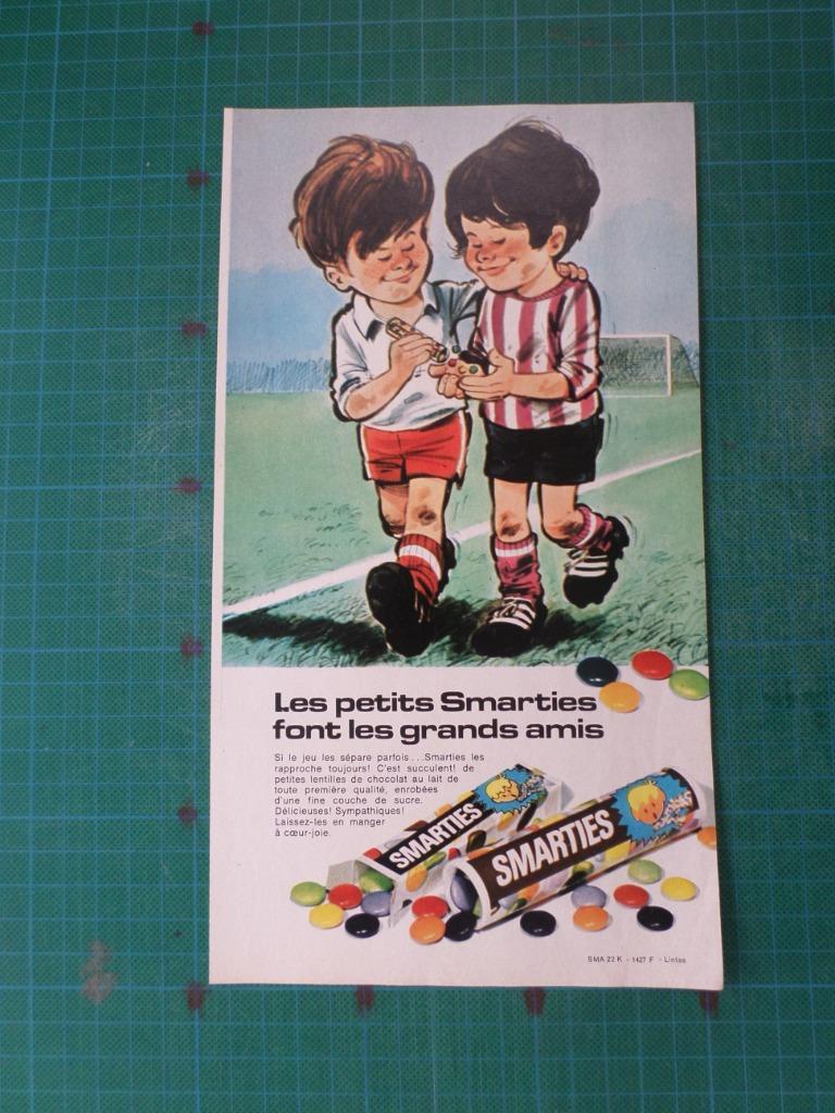 Roba - publicité papier Smarties - 1971, Verzamelen, Ophalen of Verzenden, Overige figuren, Gebruikt, Overige typen