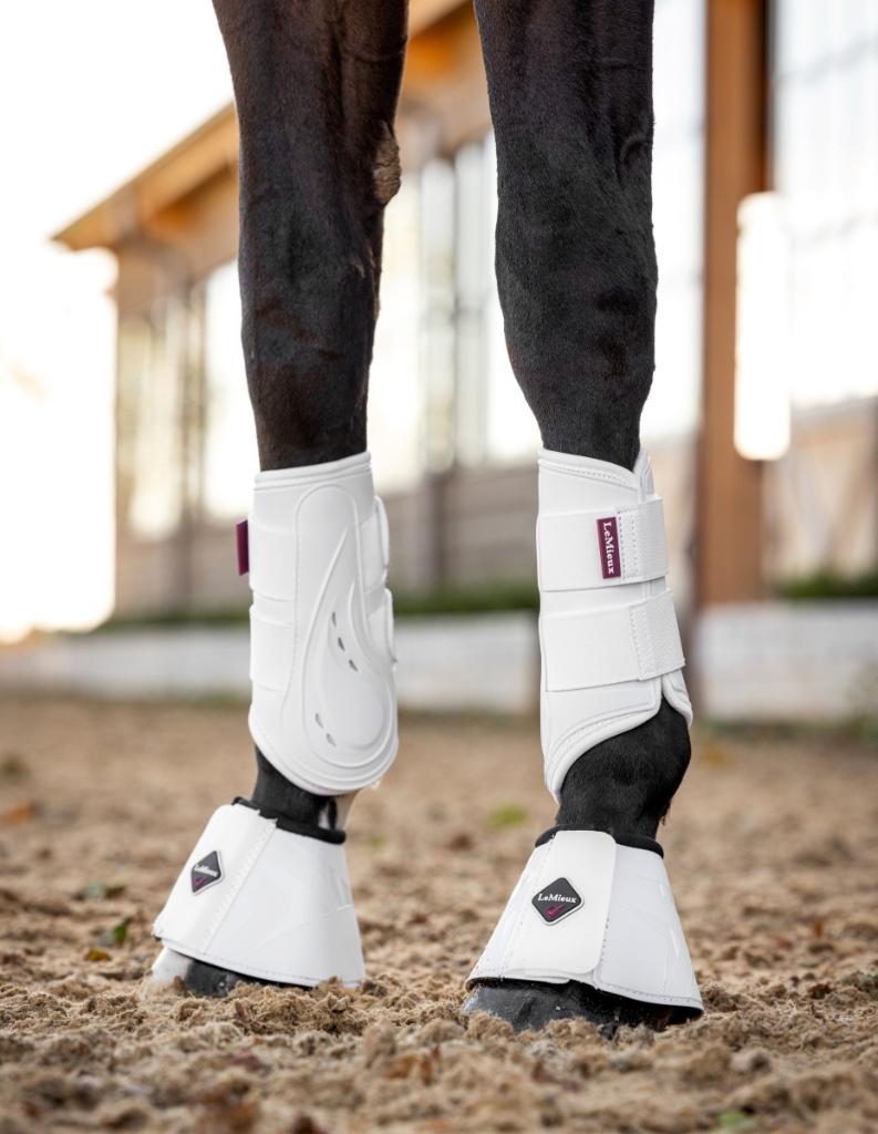 LeMieux Proshell Brushing Boot Beenbeschermer Wit M + L SALE, Ophalen of Verzenden, Nieuw, Rijden