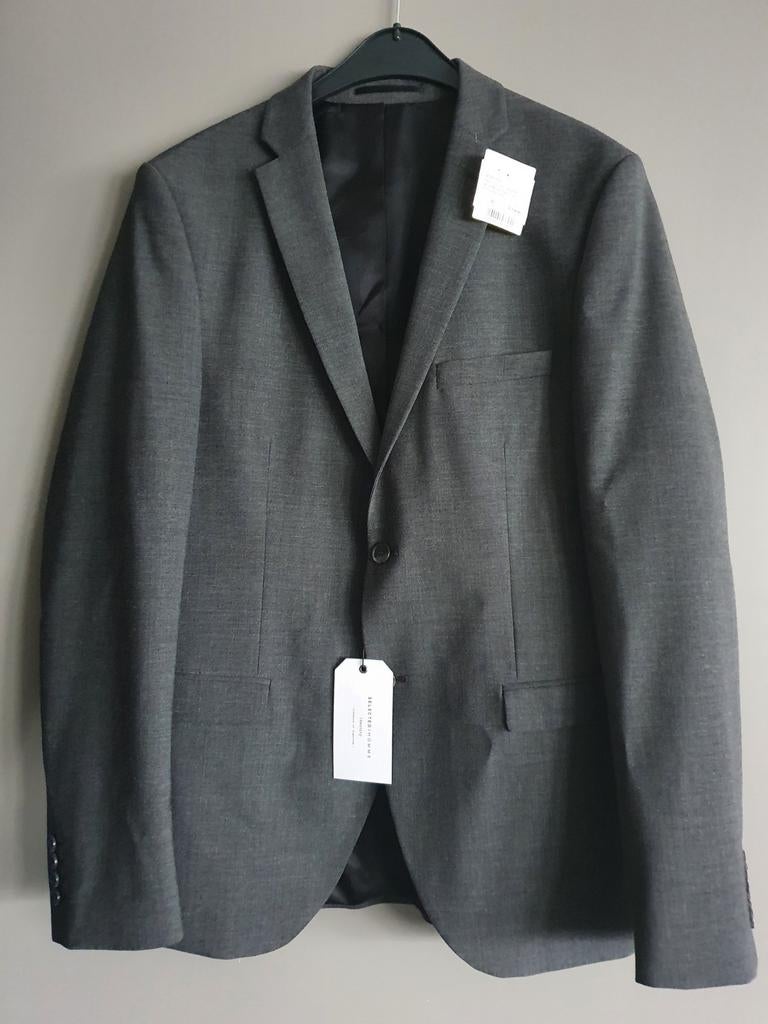 Nieuwe colbert van Selected Homme maat 50, Maat 48/50 (M), Nieuw, Ophalen of Verzenden, Grijs
