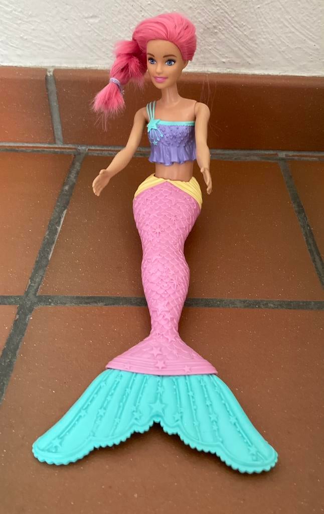 Barbie - Zeemeermin, Kinderen en Baby's, Speelgoed | Poppen, Ophalen, Zo goed als nieuw, Barbie