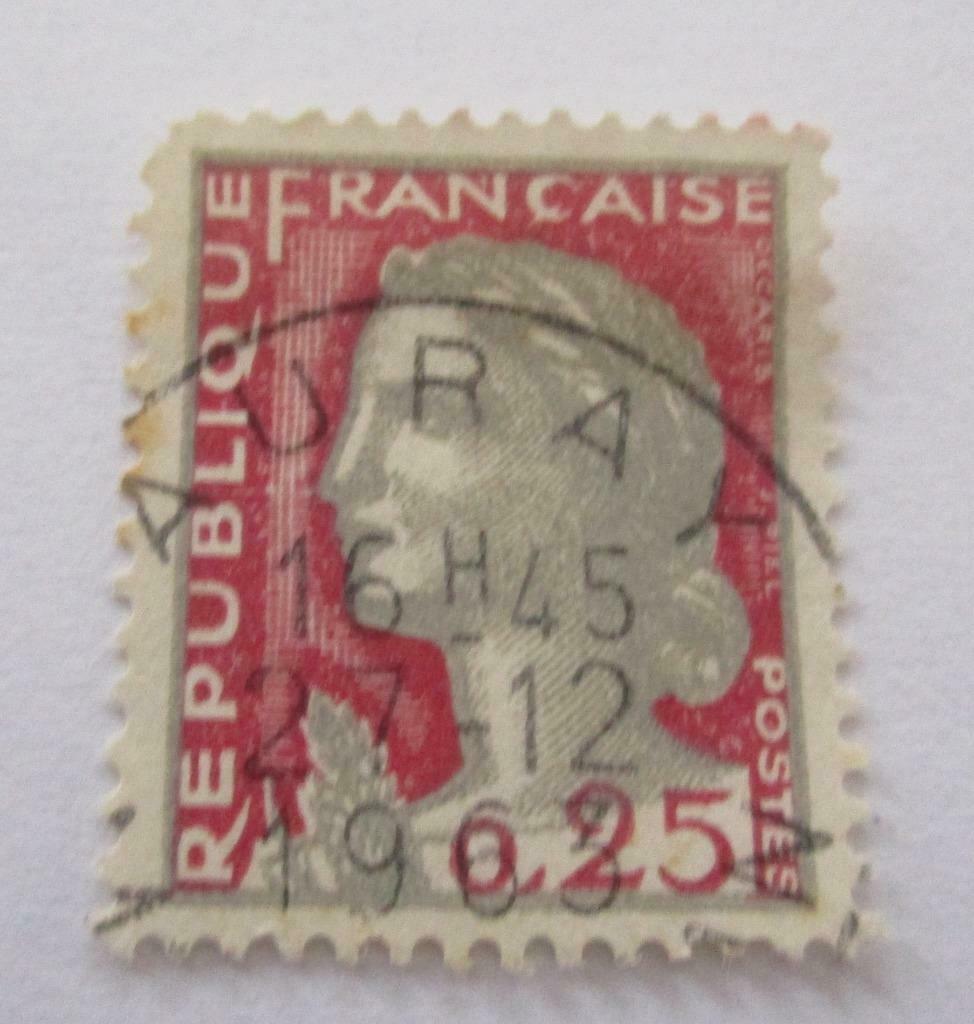 22 postzegels Frankrijk gestempeld, Ophalen of Verzenden, Gestempeld