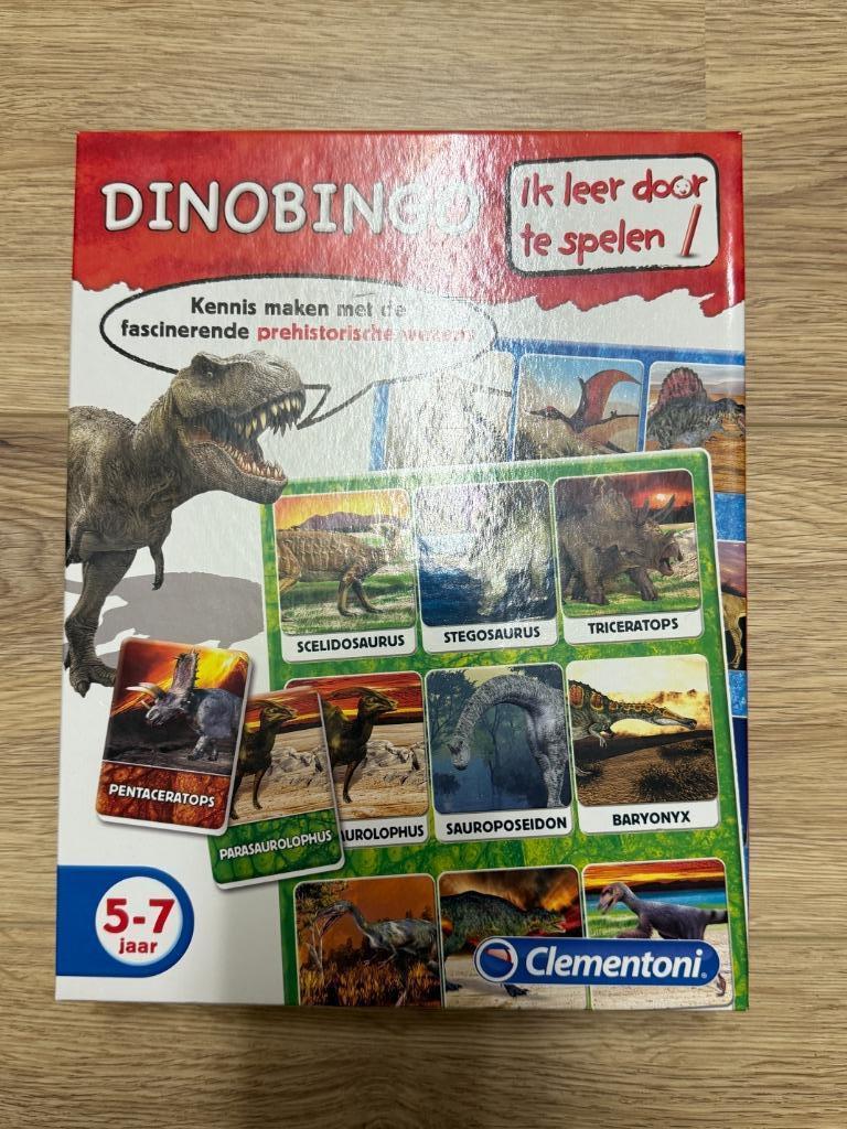 Dinobingo, Hobby en Vrije tijd, Drie of vier spelers, Ophalen of Verzenden, Nieuw, Clementoni