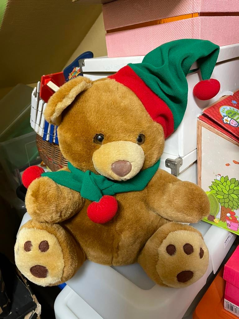 Grote kerstbeer 45 cm, Enlèvement ou Envoi, Comme neuf