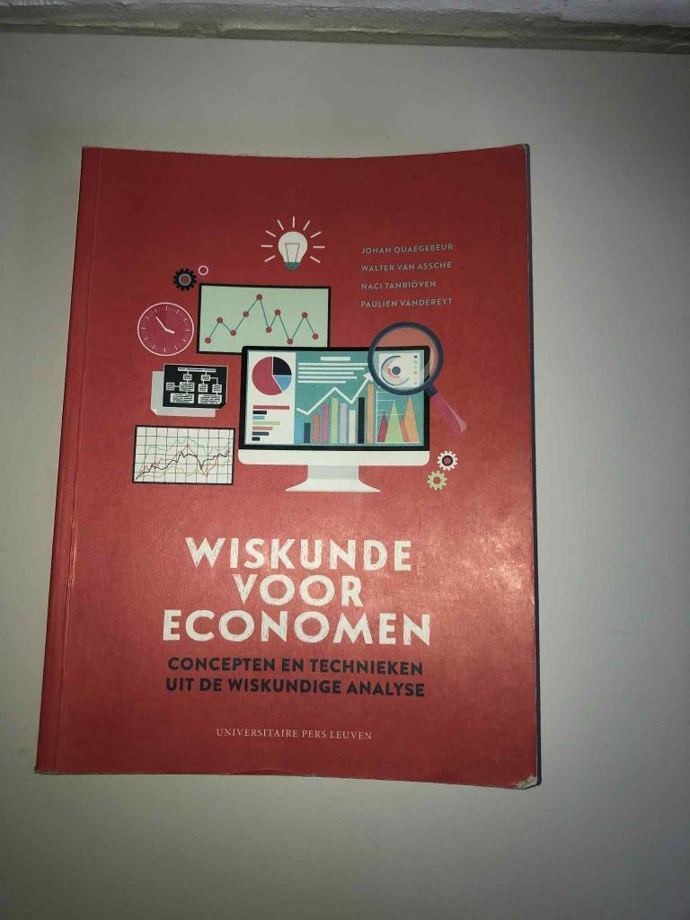 Wiskunde voor economie, Ophalen, Gelezen