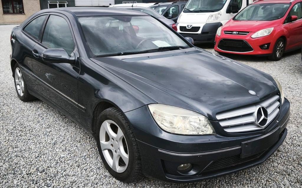 🆕EXPORT-MERCEDES CLC 200CDI_2.2 D(122CH)_2009💢EUR.4_EQUP💢, Auto's, 90 kW, 4 cilinders, Blauw, Leder en Stof