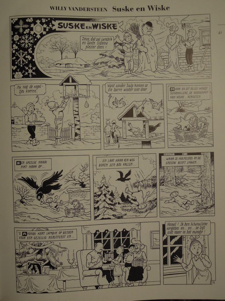 bande dessinée Suske en Wiske bonhomme de neige livre de Noë, Enlèvement ou Envoi, Comme neuf, Willy Vandersteen