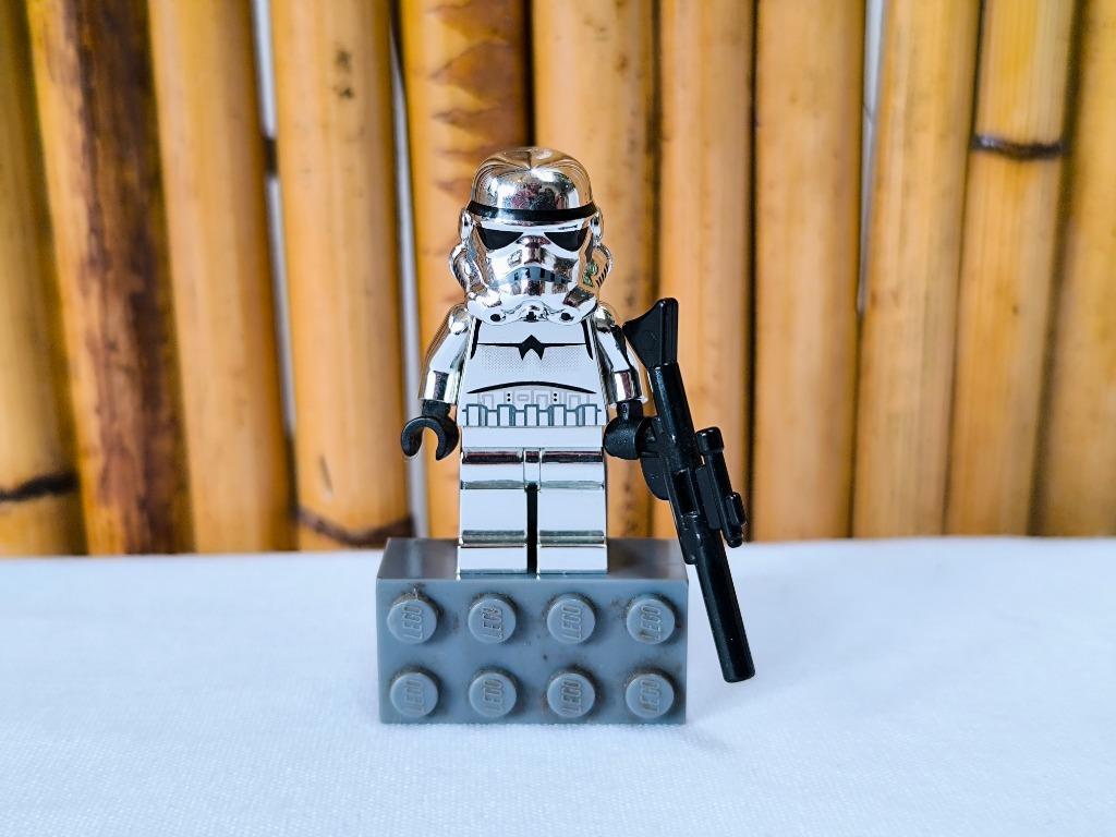 Lego Star Wars minifigs chrome Stormtrooper figuurtje magnet, Verzamelen, Ophalen of Verzenden, Zo goed als nieuw, Actiefiguurtje