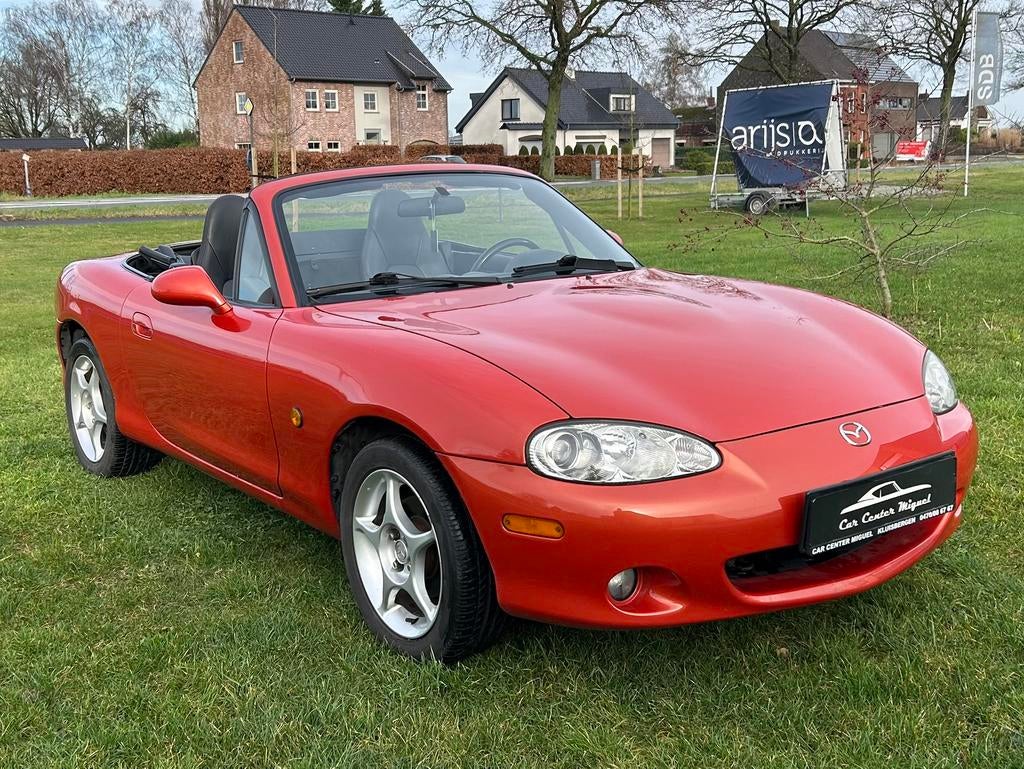 Mazda MX5 NBFL 1.6l Lava Orange, Cuir, Rétroviseurs électriques, Entreprise, Boîte manuelle