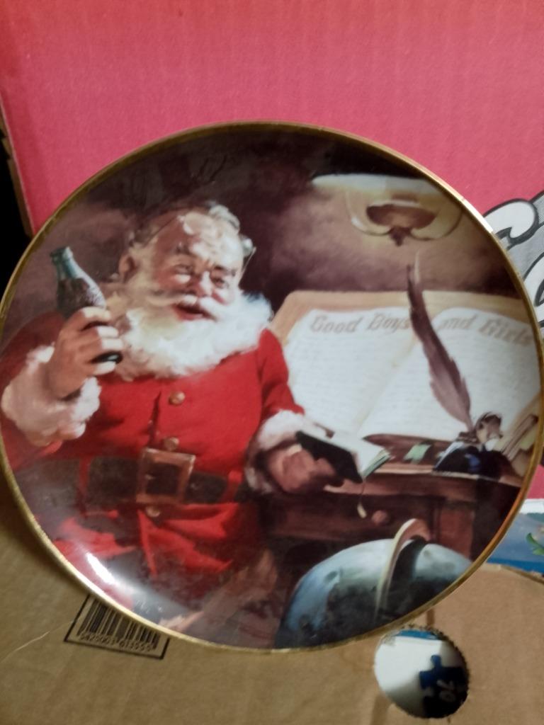 Coca cola porseleinen bord kerstman, Envoi