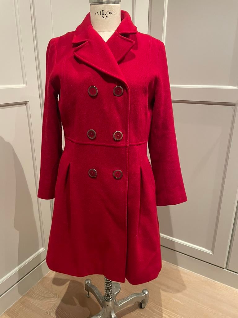Rode jas Gant Medium, Kleding | Dames, Ophalen of Verzenden, Zo goed als nieuw