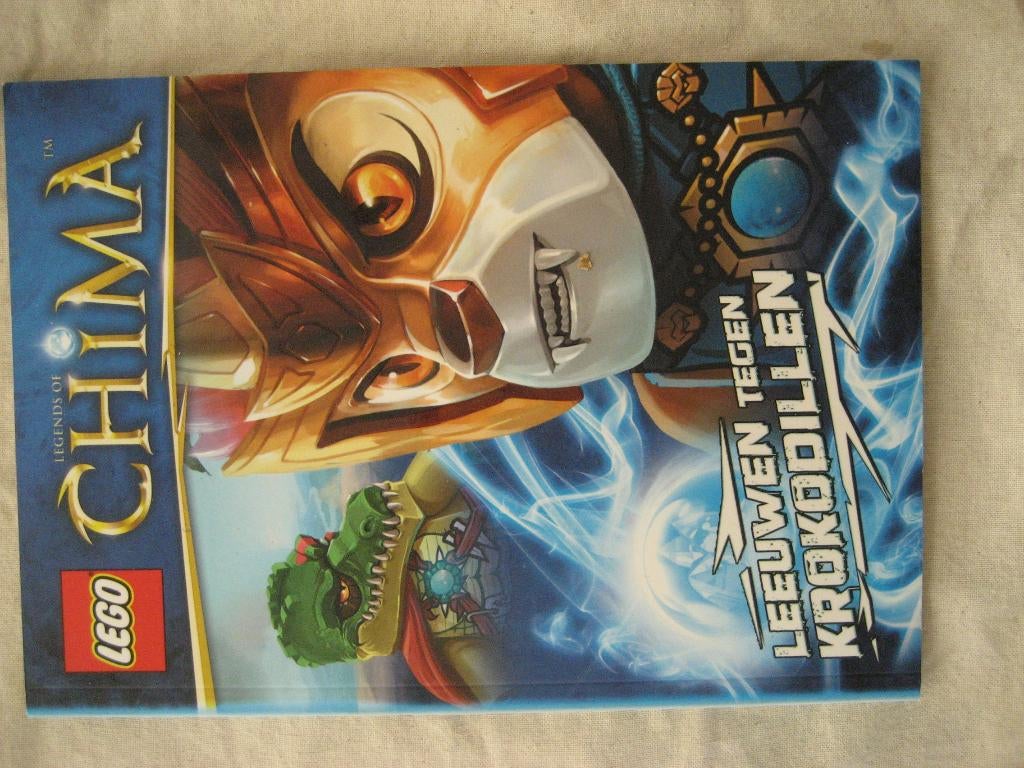 Lego Chima, boekje : leeuwen tegen krokodillen, Kinderen en Baby's, Speelgoed | Duplo en Lego, Zo goed als nieuw, Lego, Ophalen of Verzenden