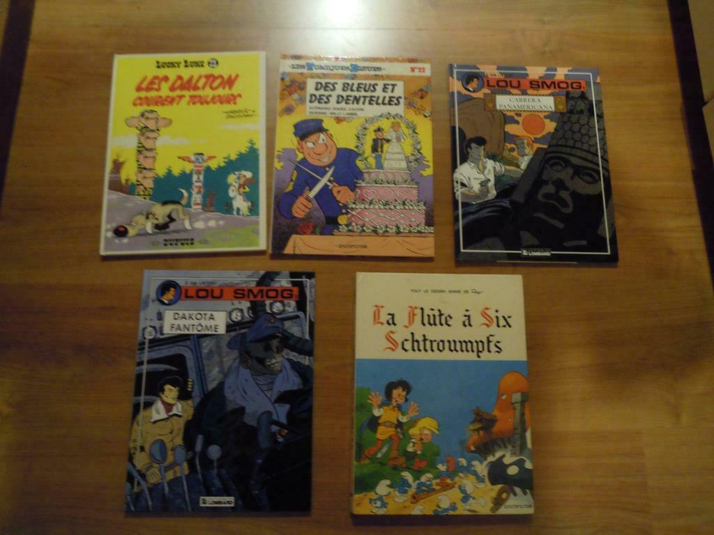 Lot 9 verschillende franstalige strips in prachtstaat, Ophalen of Verzenden, Zo goed als nieuw, Verschillende, Meerdere stripboeken