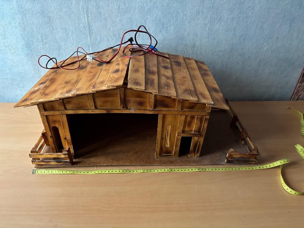 Crèche de Noël Vintage avec éclairage, Divers, Enlèvement, Comme neuf