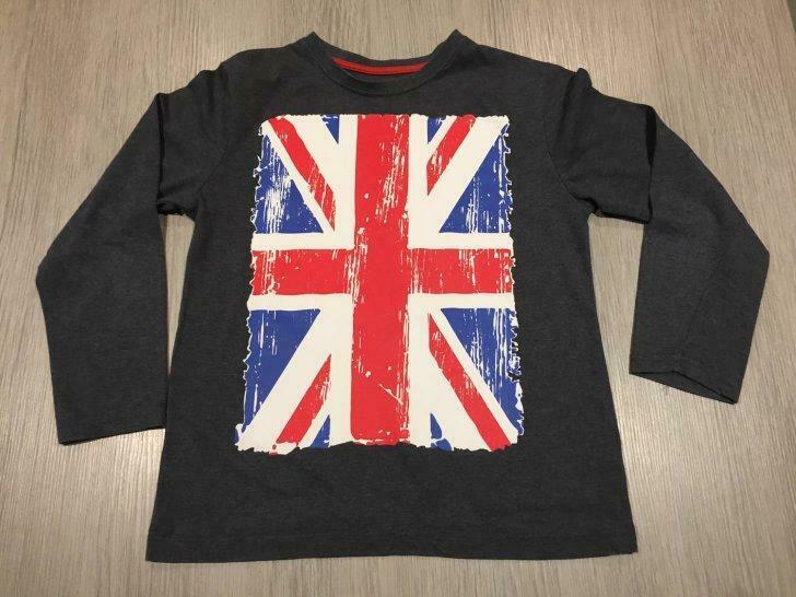 Longsleeve grijs antraciet - maat 134, Ophalen of Verzenden, Gebruikt, Jongen, Shirt of Longsleeve