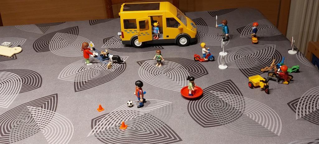 playmobil 6866 schoolbusje (+andere setjes), Enlèvement ou Envoi, Comme neuf, Ensemble complet