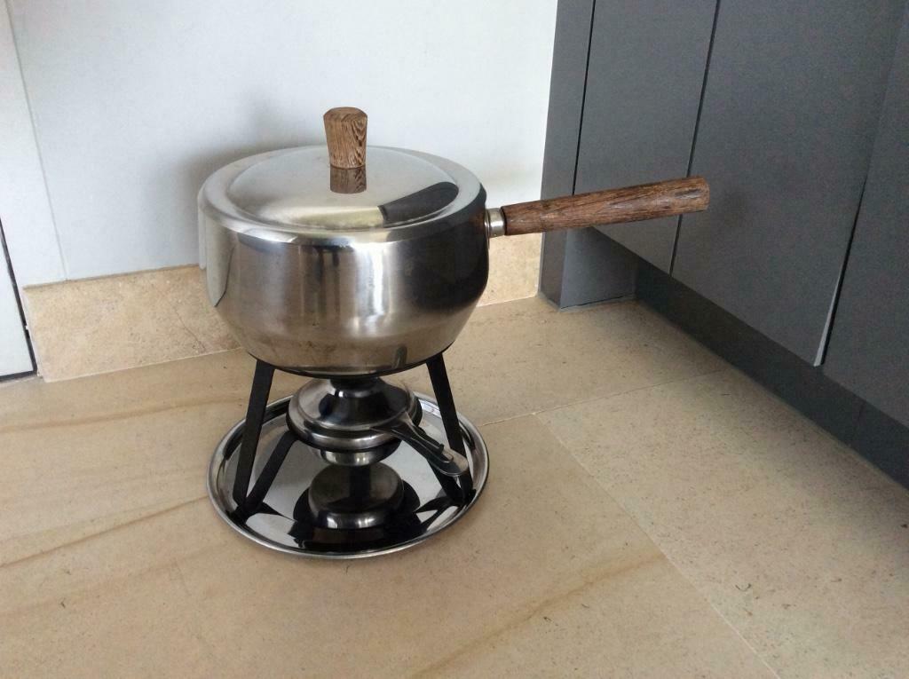 Inox fonduevuurtje te koop, Ophalen of Verzenden
