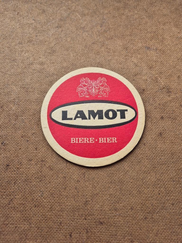 Sous bock Lamot (modèle 1), Ophalen of Verzenden, Gebruikt, Viltje(s), Overige merken
