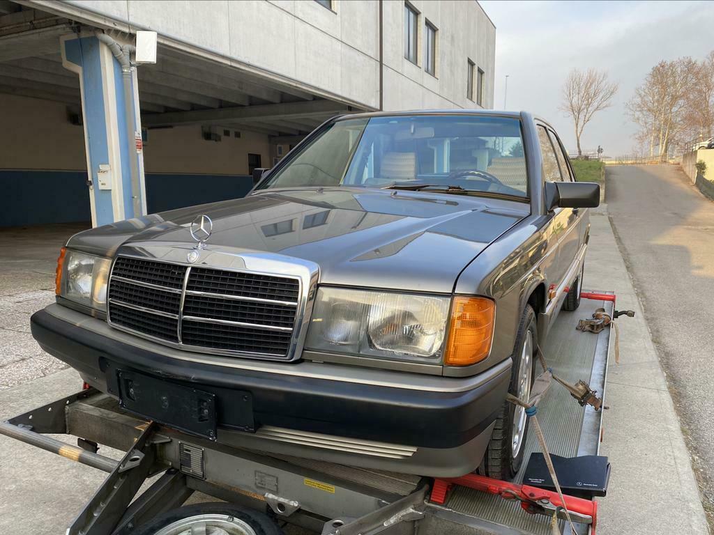 Mercedes 190 / 1.8E 1993 -1e eigenaar, 4 deurs, Elektrische ramen, Bedrijf, Grijs