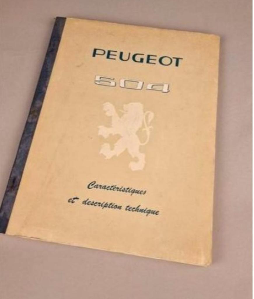 Manuel Peugeot 504 1968, Enlèvement ou Envoi