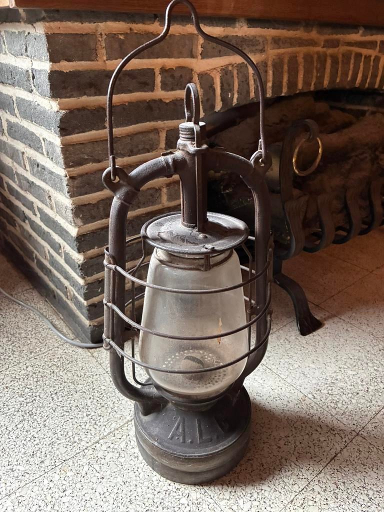 Stormlamp vintage jaren 1930, Antiek en Kunst, Antiek | Verlichting, Ophalen