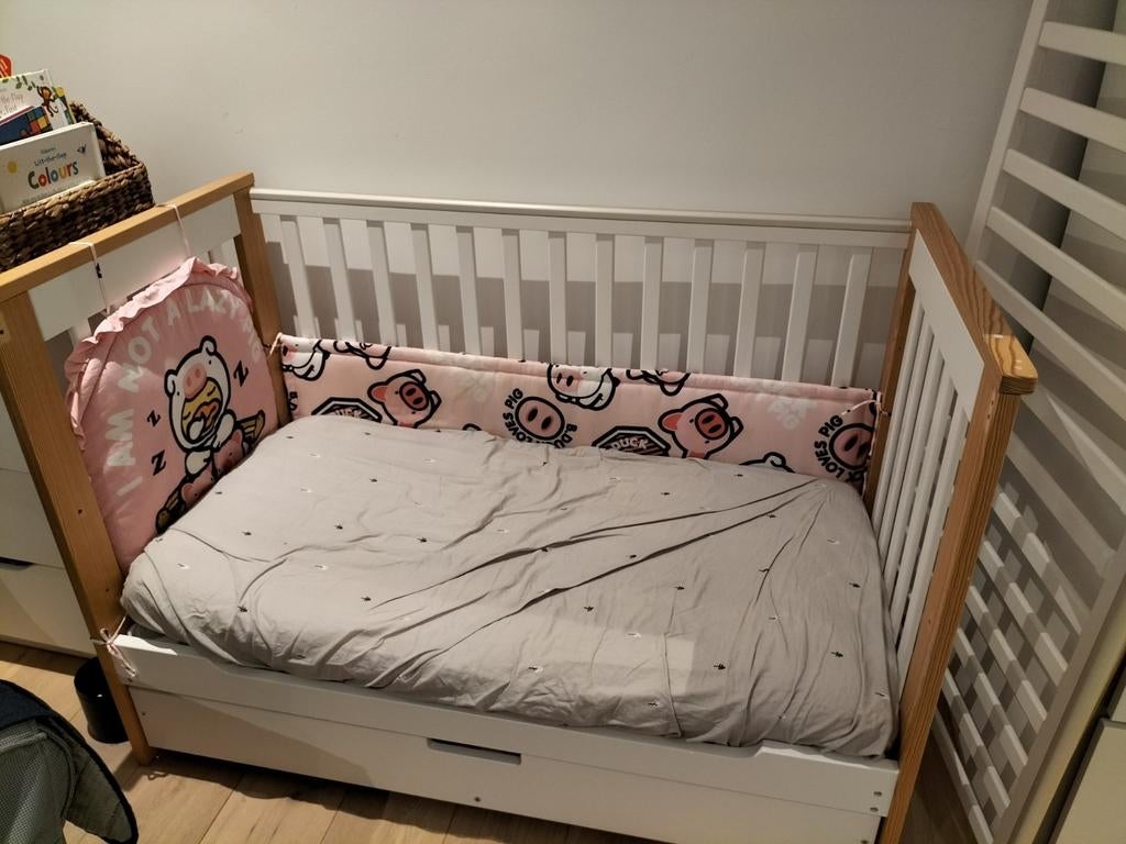 Kinder/baby bed, Ophalen, Gebruikt, Lattenbodem