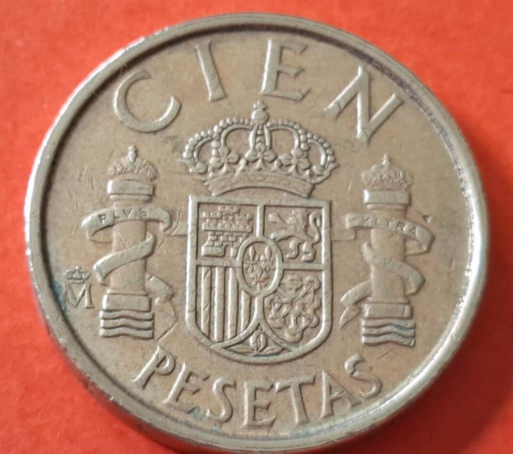 Pièce Espagne - 100 pesetas - 1988, Timbres & Monnaies, Envoi, Autres pays, Monnaie en vrac