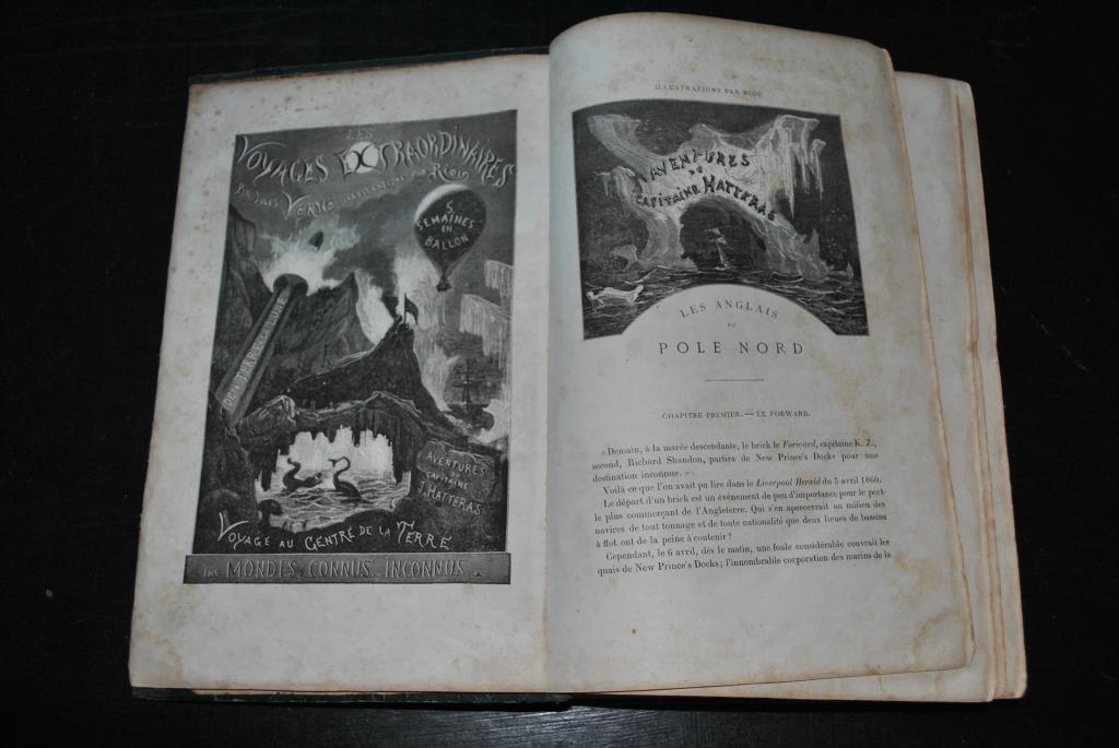Jules VERNE Hetzel voyages extraordinaires Illustations RIOU, Ophalen of Verzenden, Jules VERNE