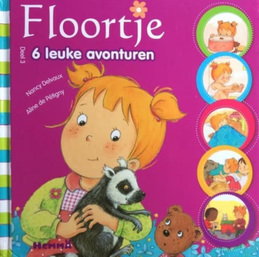 Floortje 6 leuke avonturen / Nancy Delvaux, Ophalen of Verzenden, Zo goed als nieuw